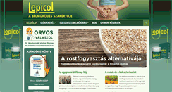 Desktop Screenshot of lepicol.hu